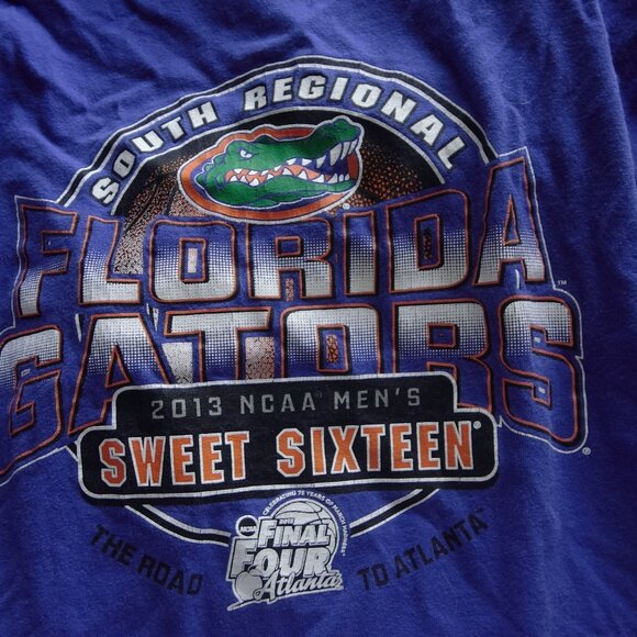Men's Blue Florida Gators 2013 South Regional T-Shirt - Size Medium - Picture 1 of 2